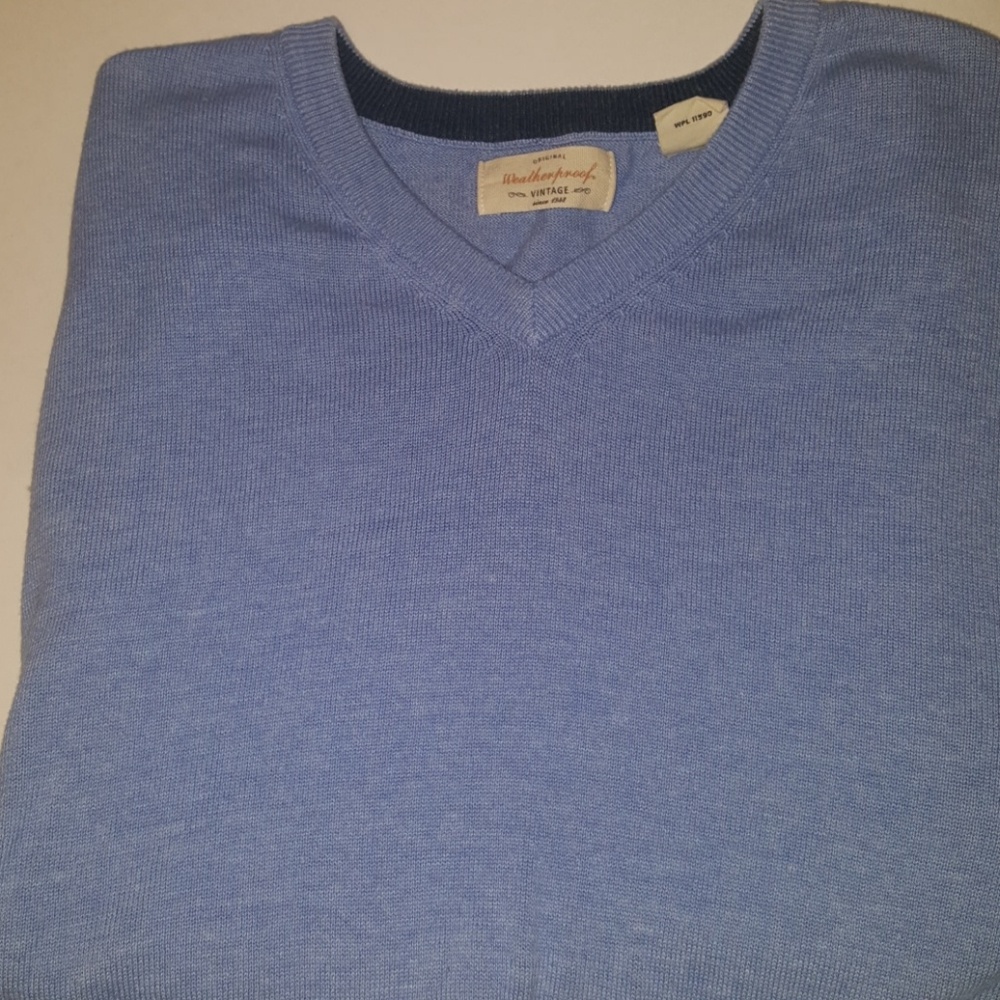 Mens Weatherprof Vintage Sweater Large L
